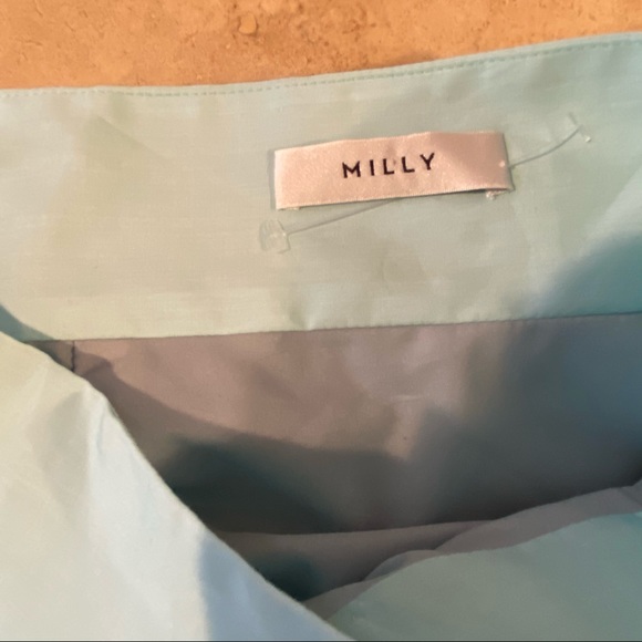 Milly Cascade side ruffle tie midi skirt - Picture 5 of 7